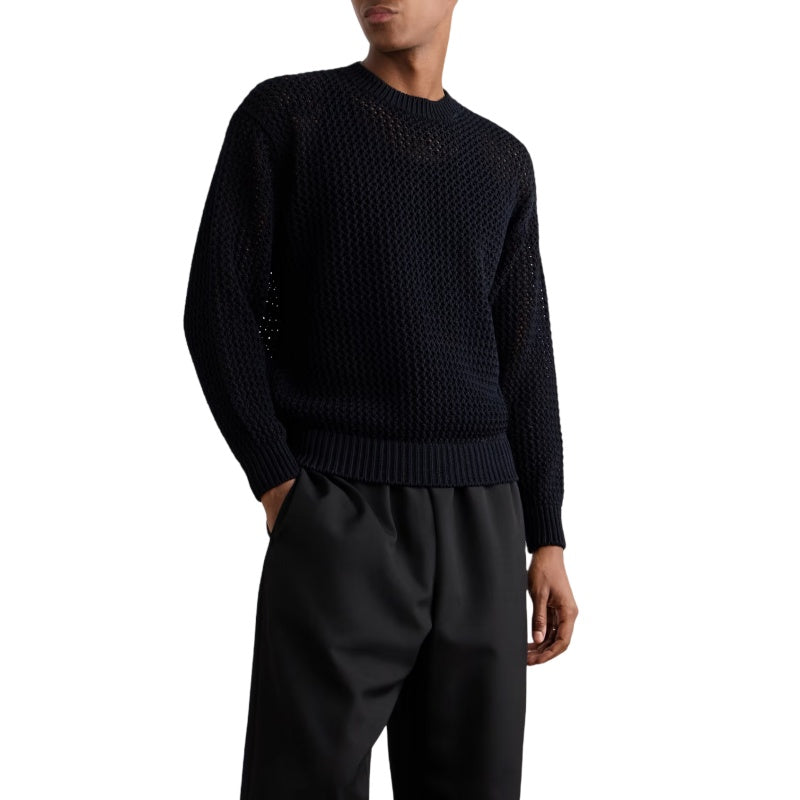 Custom Cotton Crochet Men Sweater - PG5841
