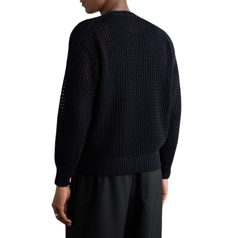 Custom Cotton Crochet Men Sweater - PG5841