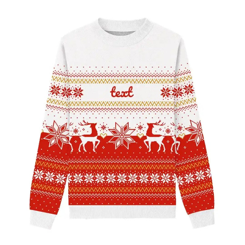 Wholesale Custom Logo Knit Christmas Sweaters Papa-C3