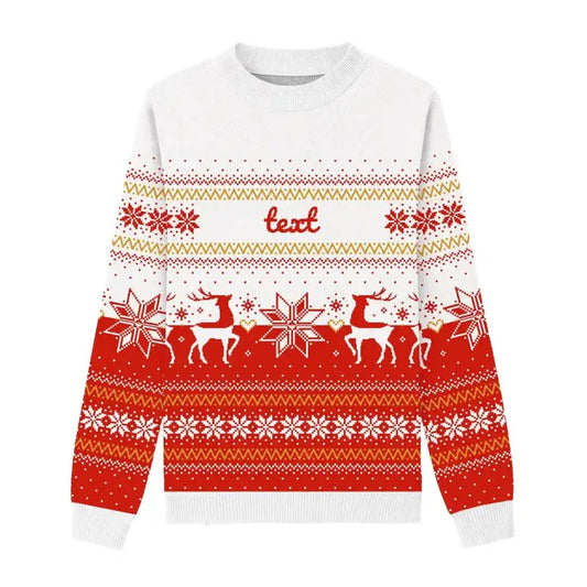 Wholesale Custom Logo Knit Christmas Sweaters Papa-C3