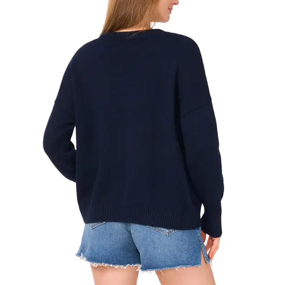 Custom Cotton Women Knit Sweater - PG7214