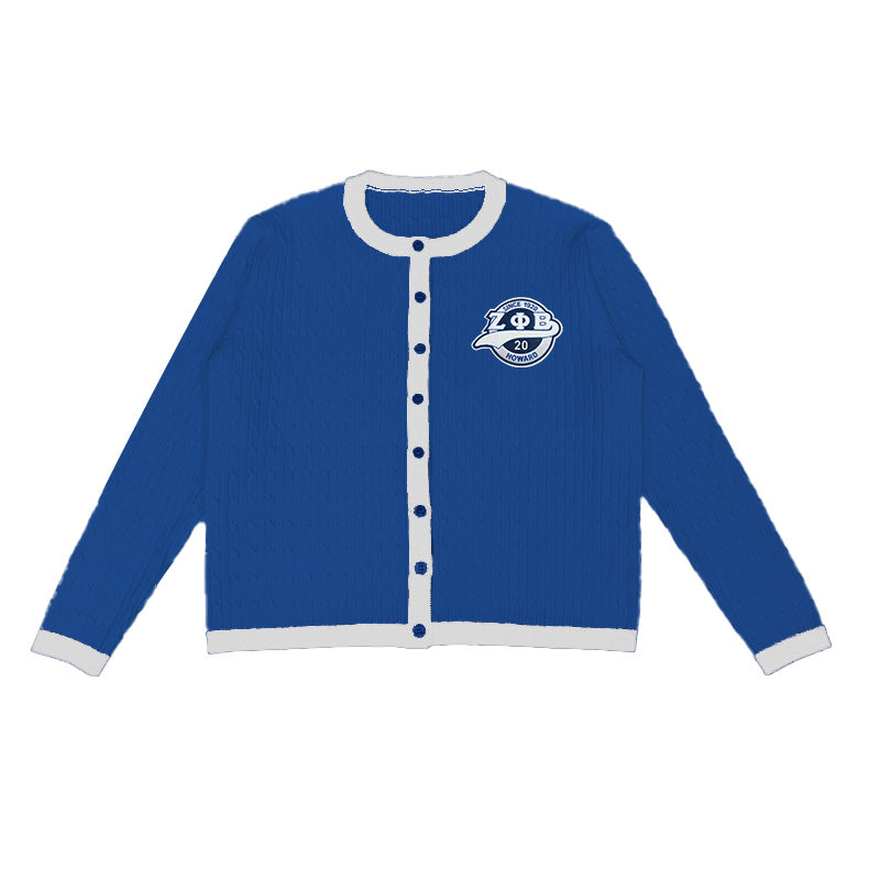 Custom Zeta Phi Beta Sorority Cardigan - PG8309