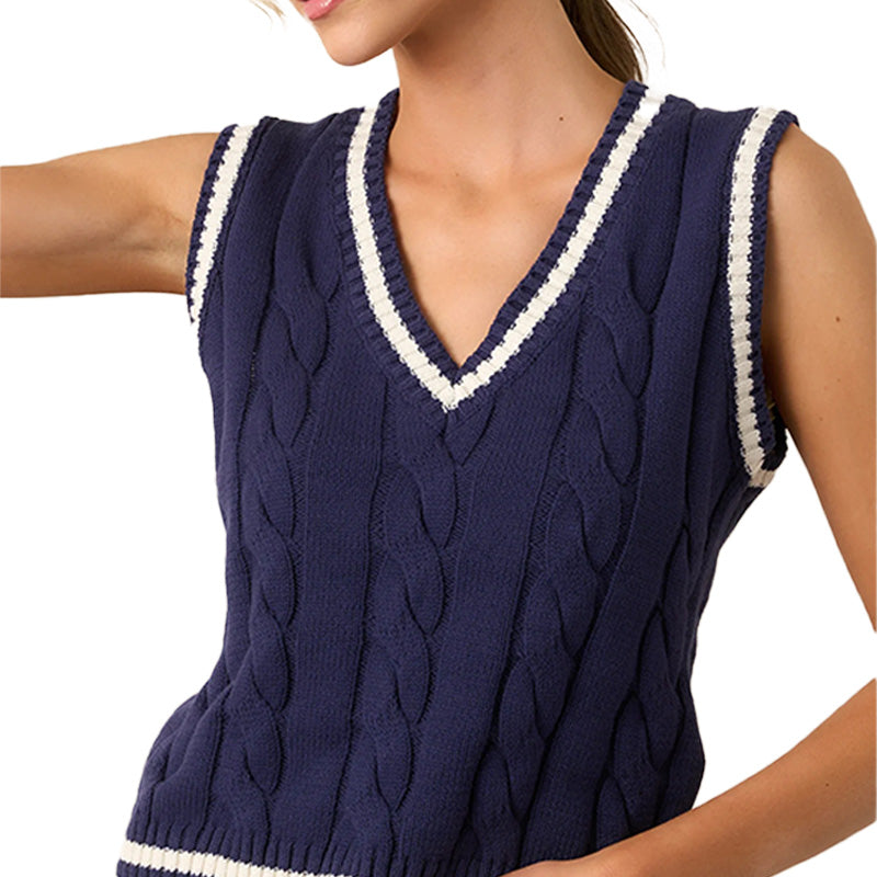 Custom Preppy Women Vest Sweater - PG5295