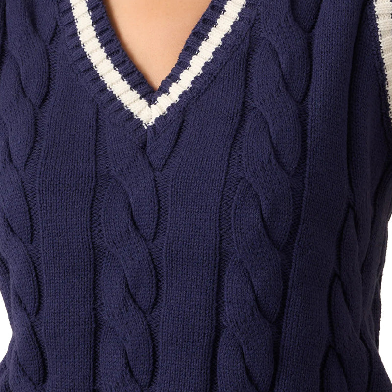 Custom Preppy Women Vest Sweater - PG5295