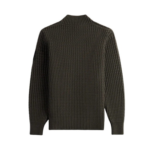 Custom Cotton Waffle Knit Sweater Men - PG5846