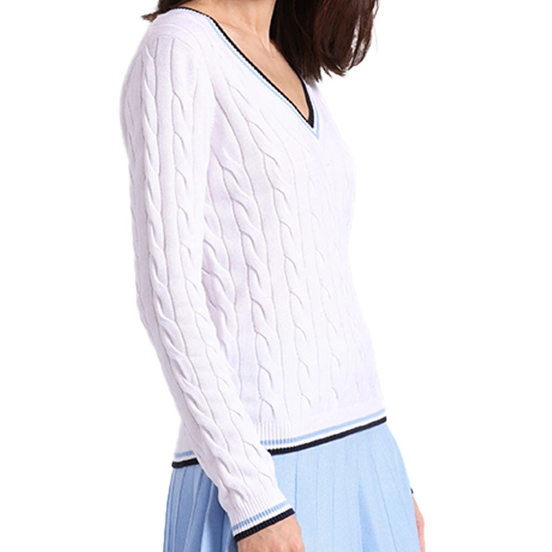 Custom Cotton Blend Women Knitwear-PG32810