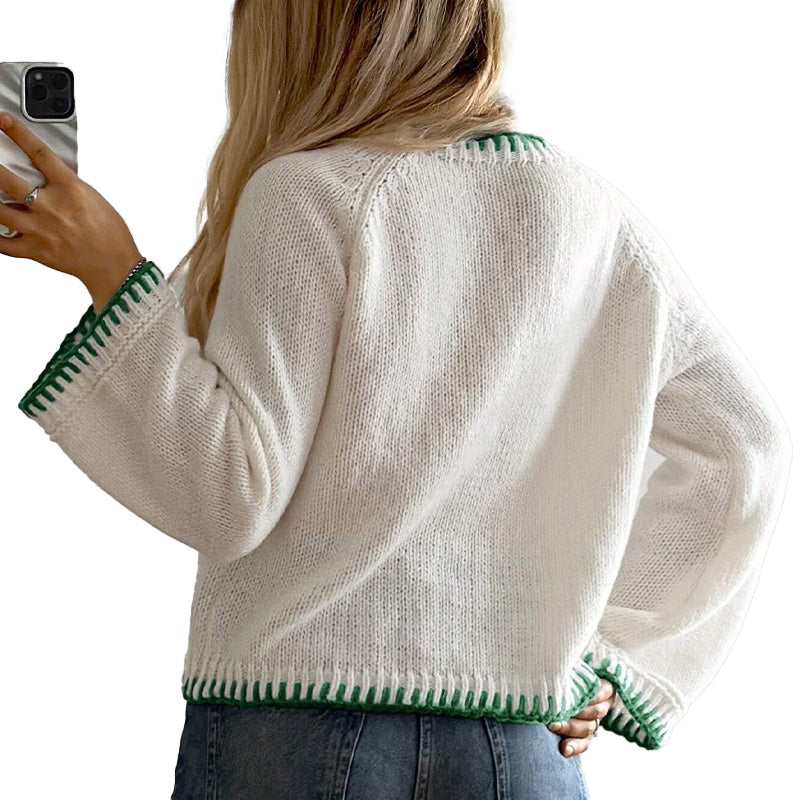 Custom 100%Cotton Women Knitwear-PG4031