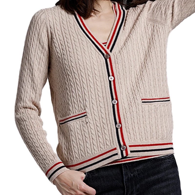 Custom 100%Cotton Women Knitwear-PG3287