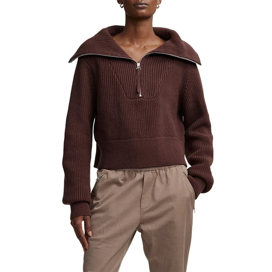 Custom V-neck Women Sweater - PG7231
