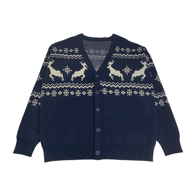 Custom Cotton Christmas Cardigan - PG7249