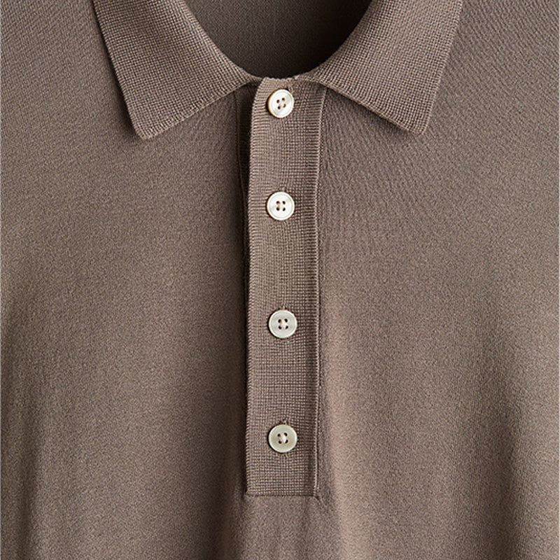 Custom Classic Men Knit Polo Sweater - PG7243