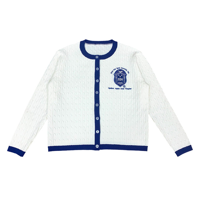 Custom Zeta Phi Beta Sorority Cardigan - PG8309
