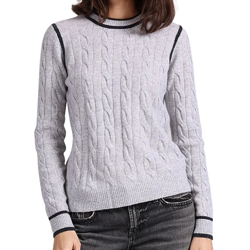 Custom Wool Blend Women knitwear-PG3272