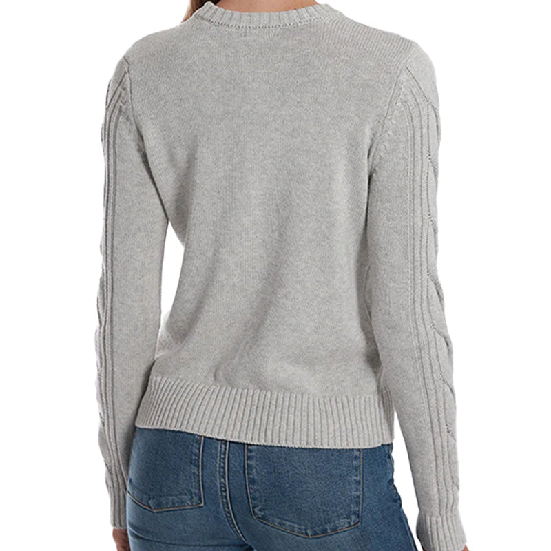 Custom 100%Cotton Cable Women Knitwea - PG3289