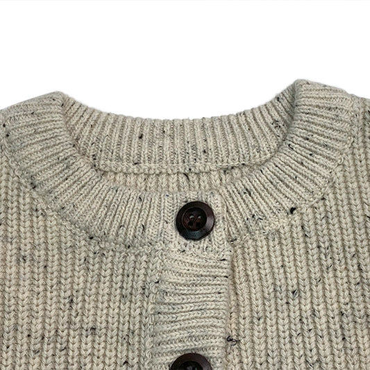 Custom 100% Speckled Cotton Baby Sweater - PG4232