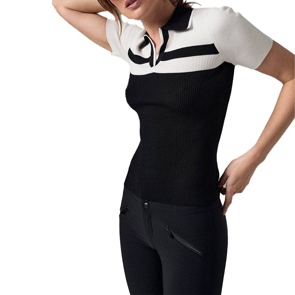 Custom Color-Block Knit Women Sweater - PG7251