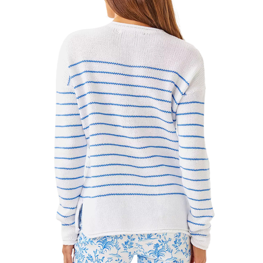 Custom Striped Casual Women Sweater - PG7292