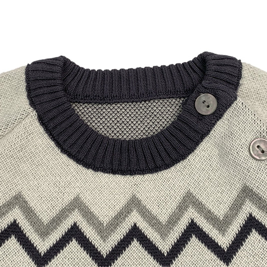 Custom 100% Organic Cotton Baby Sweater - PG4228