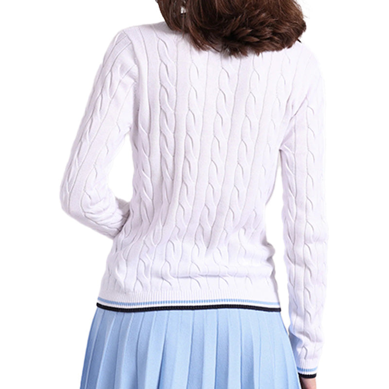 Custom Cotton Blend Women Knitwear-PG32810