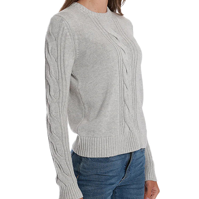 Custom 100%Cotton Cable Women Knitwea - PG3289