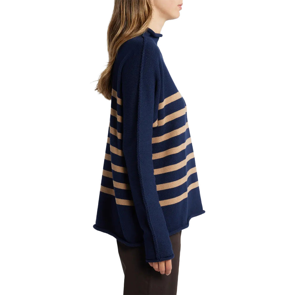 Custom Striped Women Sweater-PG7225