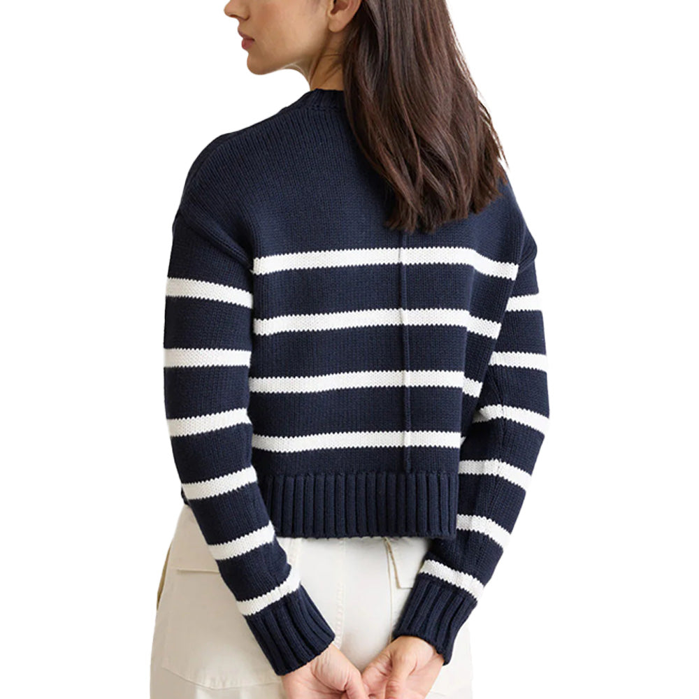 Custom Striped Casual-Chic Women Sweater - PG7247
