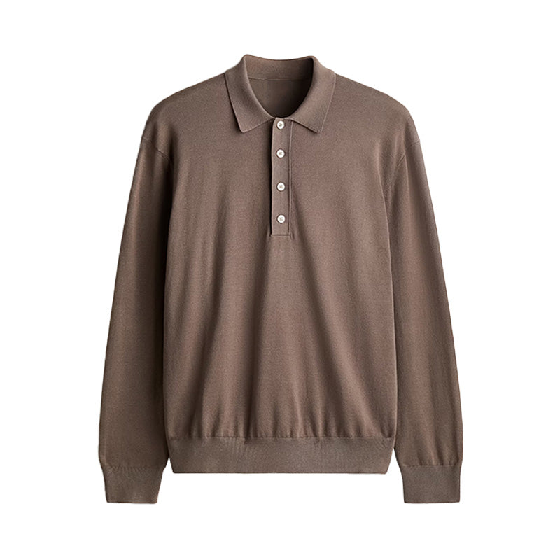 Custom Classic Men Knit Polo Sweater - PG7243