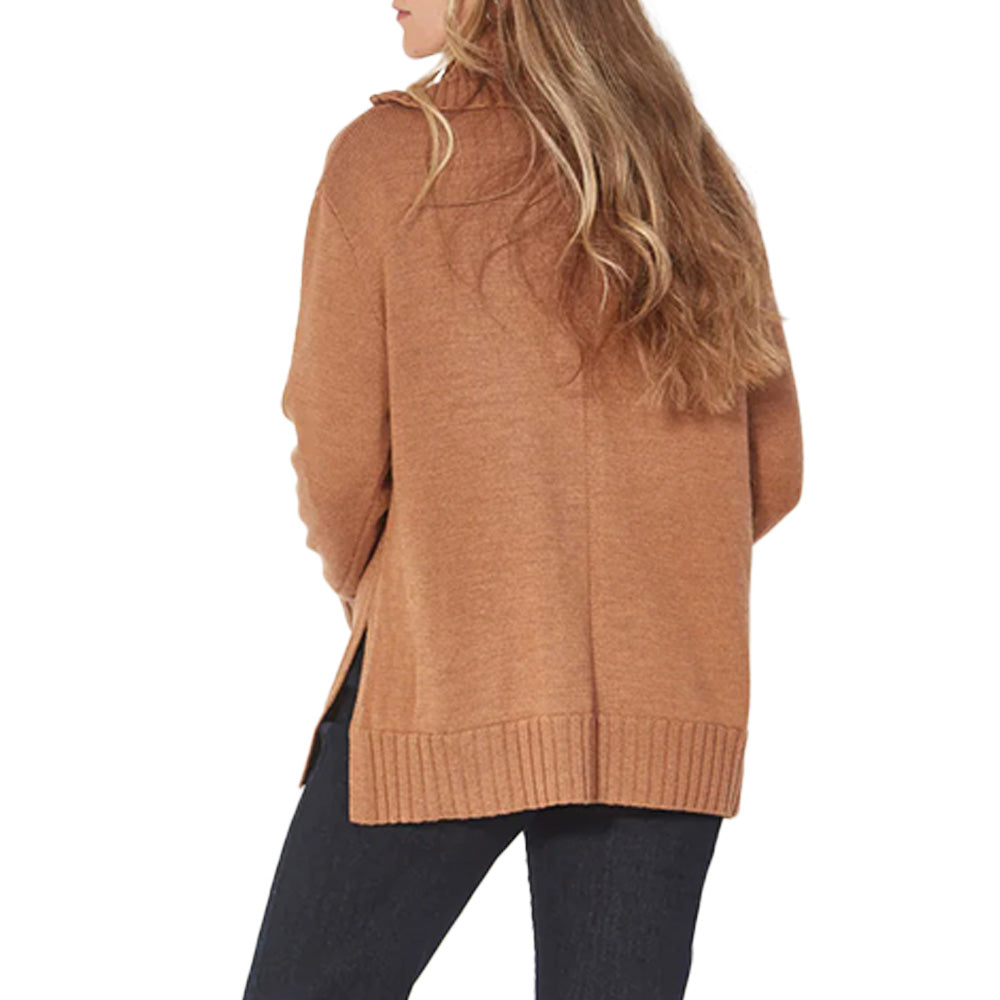 Custom Quarter - Zip Casual Women Sweater - PG7241