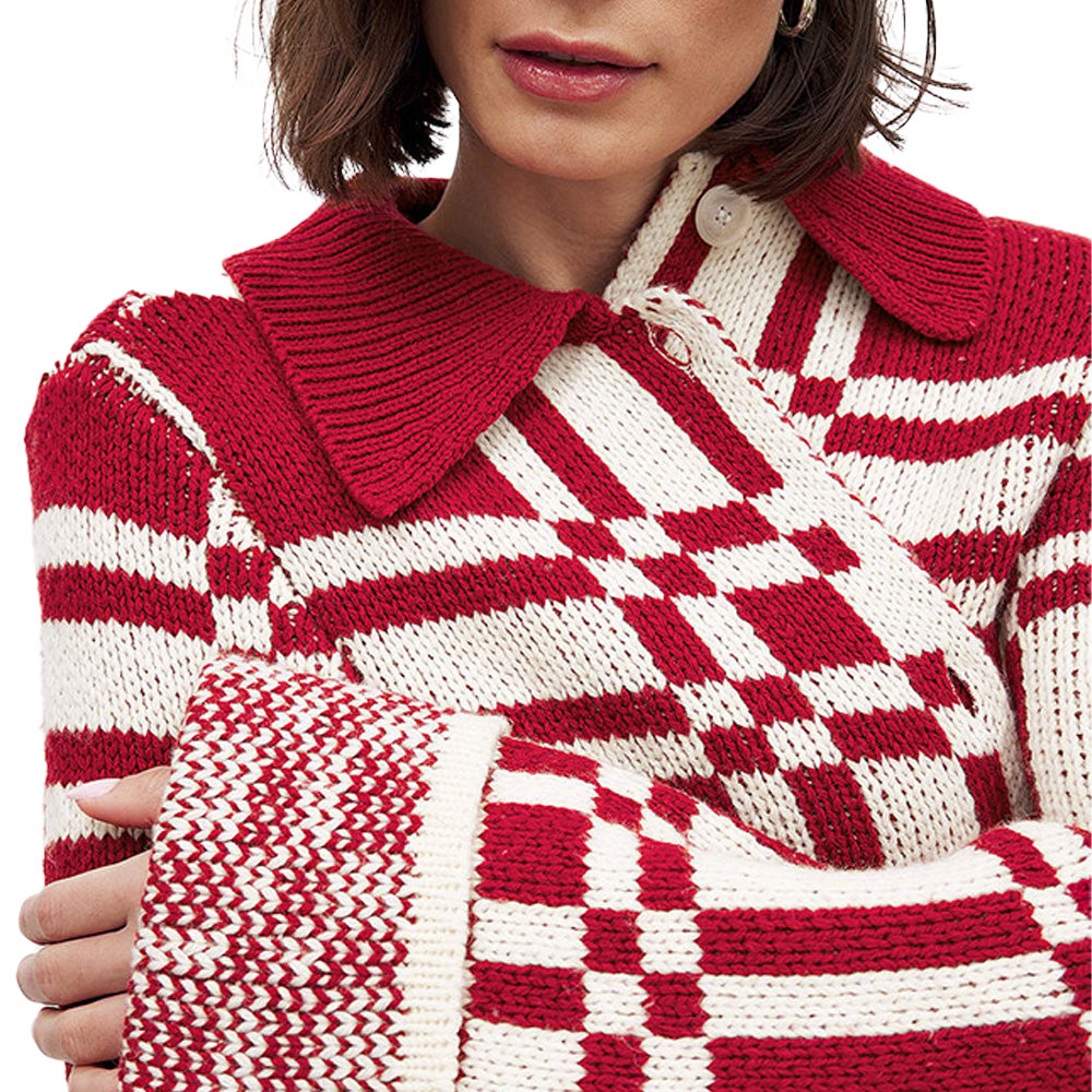 Custom Retro Women Cardigan - PG8186