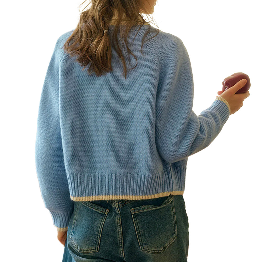 Custom Soft Wool Women Cardigan - PG7294