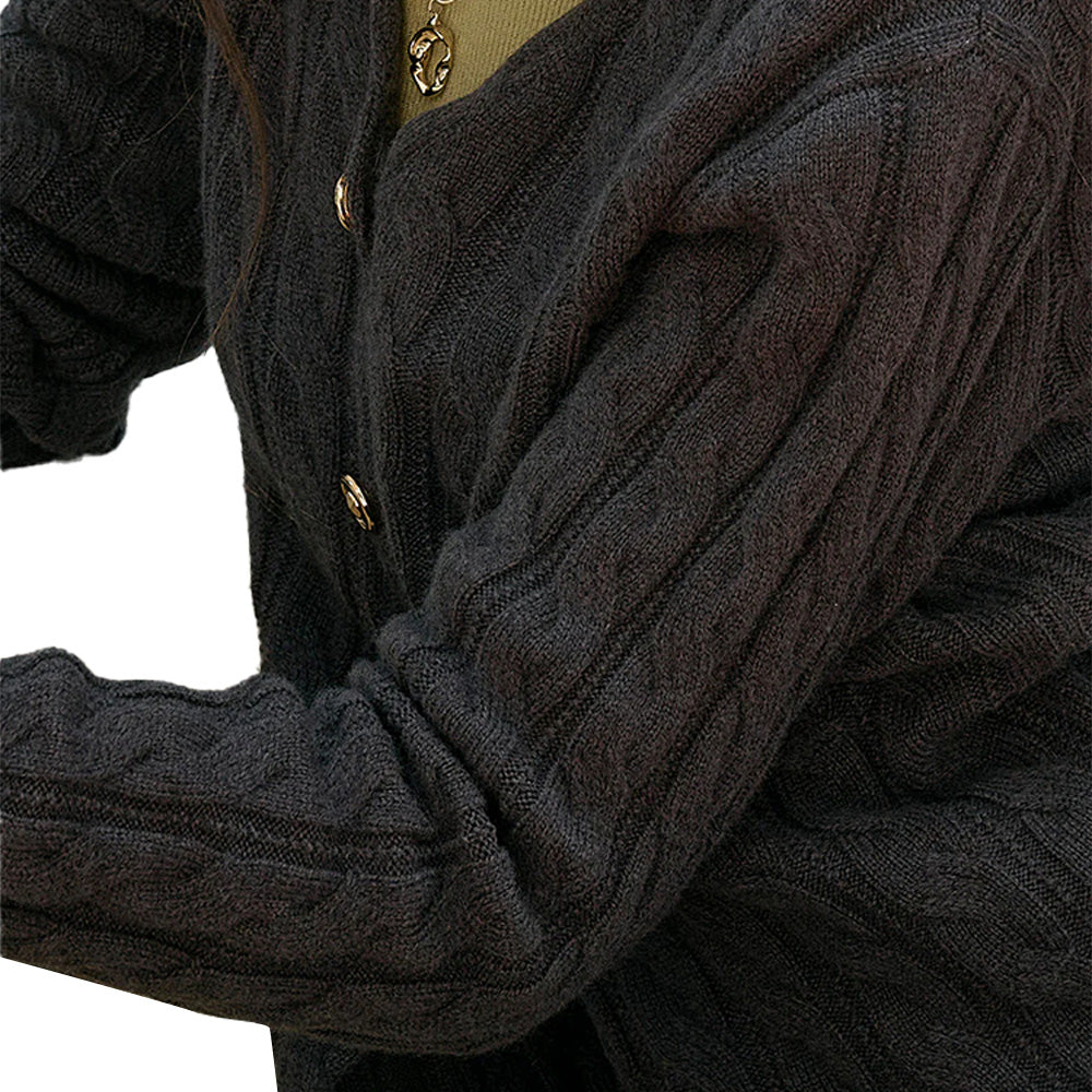 Custom V-Neck Women Cardigan - PG7295