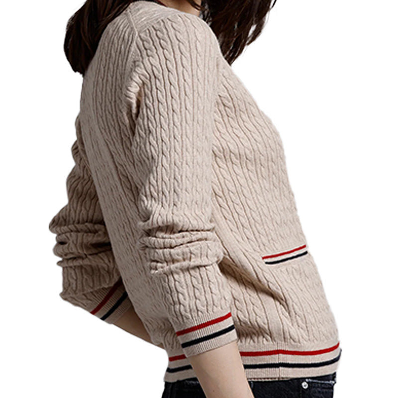 Custom 100%Cotton Women Knitwear-PG3287