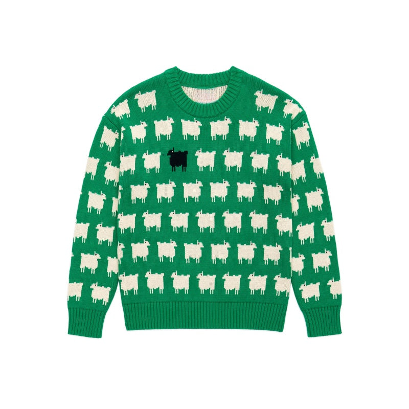 Custom Jacquard 100%Cotton Men Sweater - PG5844