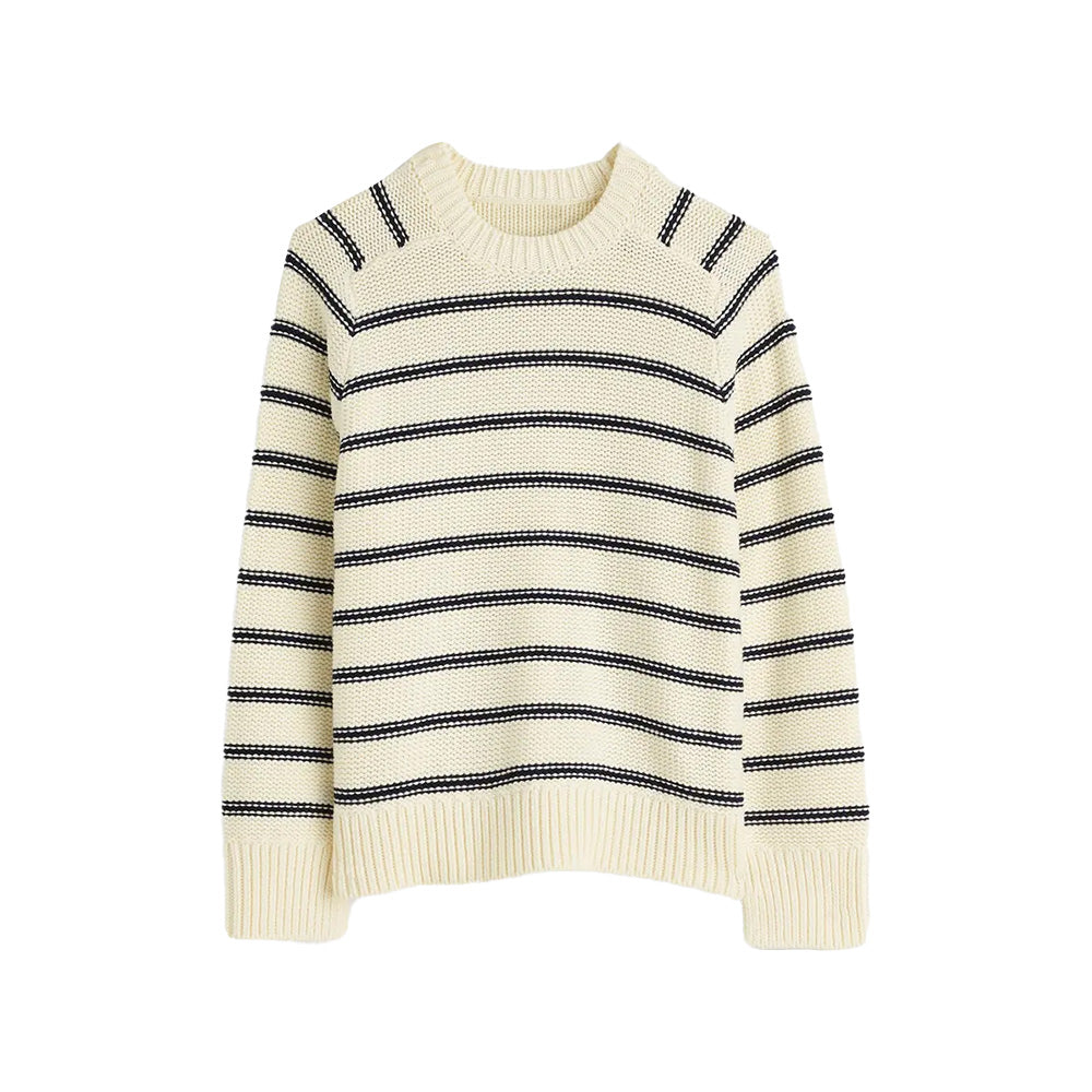 Custom Striped Women Sweater - PG7233