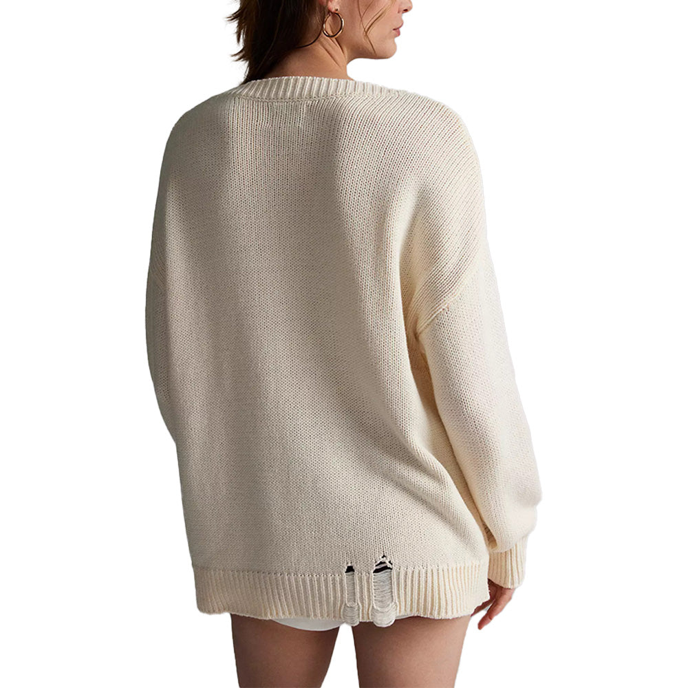 Custom Intarsia-Flag Women Sweater - PG7244