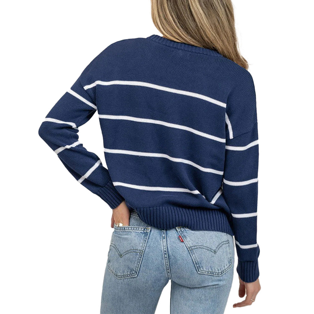Custom Intarsia Logo Women Sweater - PG7252