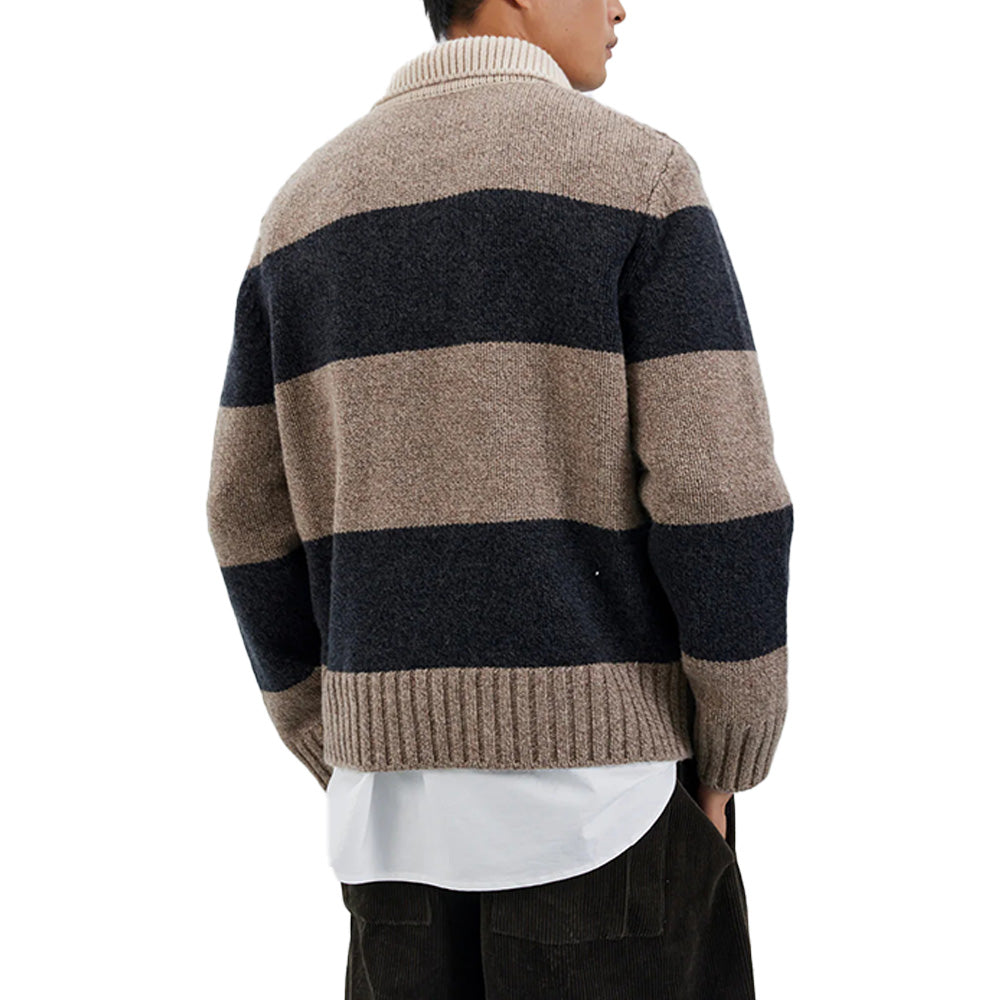 Custom Wool Blend Preppy Men Sweater - PG8281