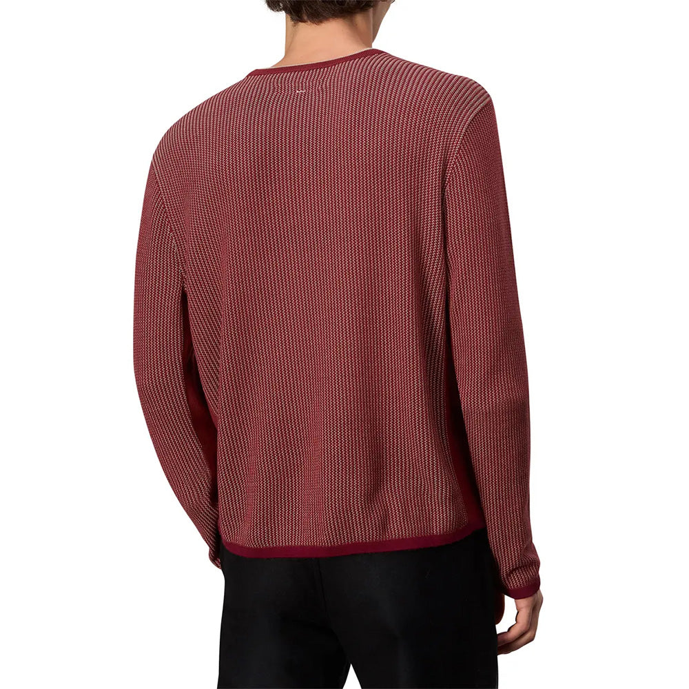 Custom Textured Crew Neck Knit Men Sweater -PG7285