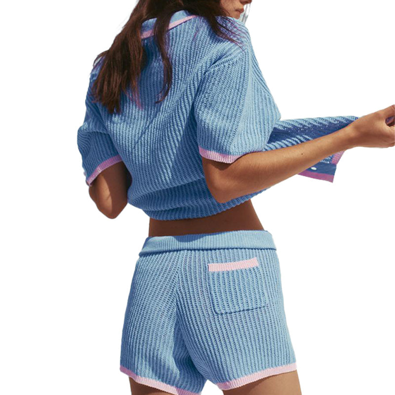 Custom Crochet Women Knit Short Sleeves - PG5305