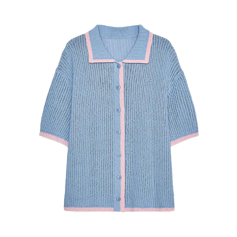 Custom Crochet Women Knit Short Sleeves - PG5305