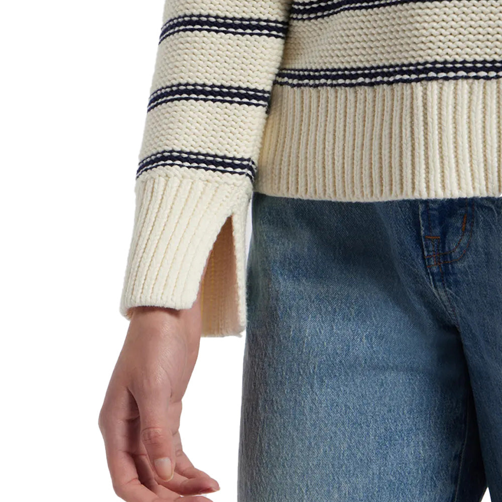 Custom Striped Women Sweater - PG7233