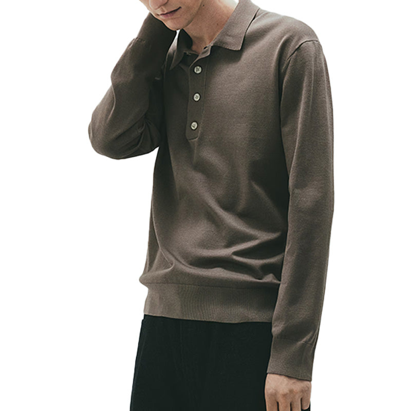 Custom Classic Men Knit Polo Sweater - PG7243