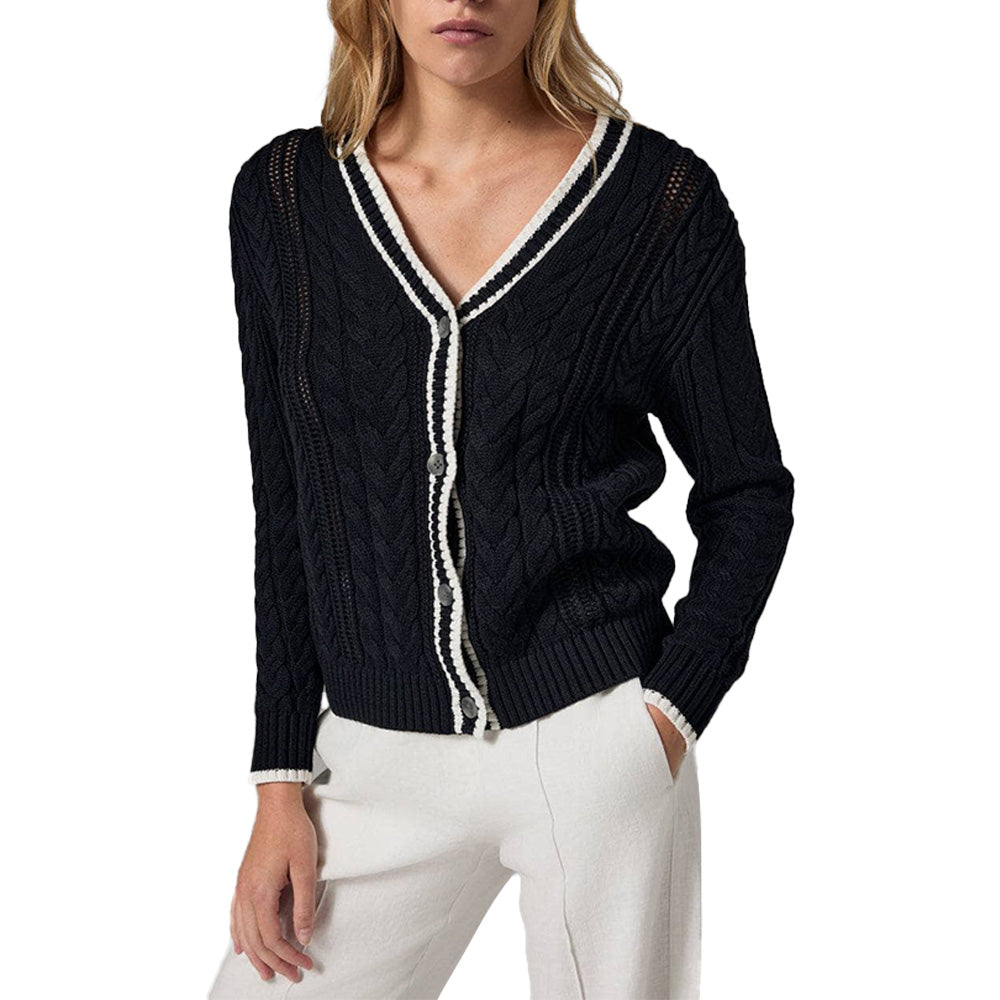 Custom Button-up Women Cardigan - PG7254