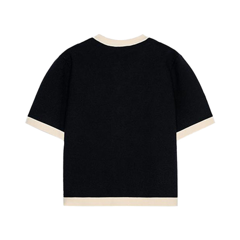 Custom Crew Neck Women Knit Short Sleeves - PG5306