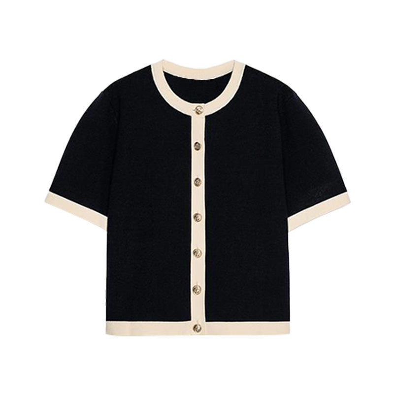 Custom Crew Neck Women Knit Short Sleeves - PG5306