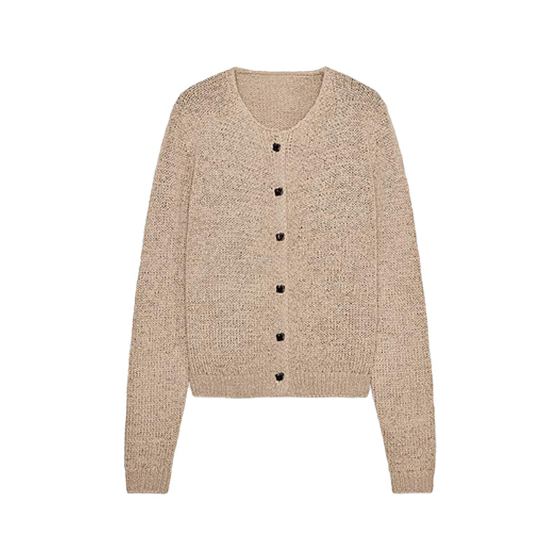 Custom Crew Neck Women Cardigan - PG53013