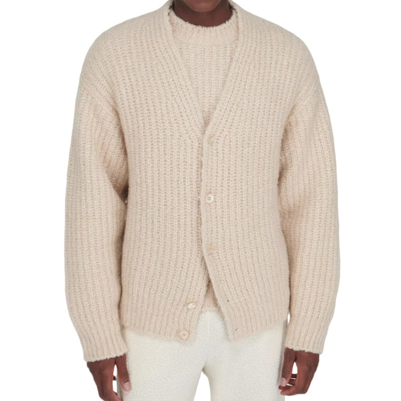 Custom Wool Blend Men Cardigan - PG5104