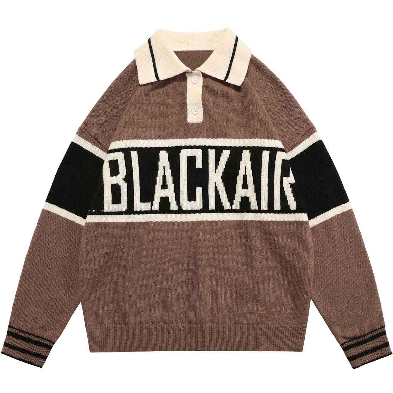 Custom Jacquard Letter Men Sweater - PG5936