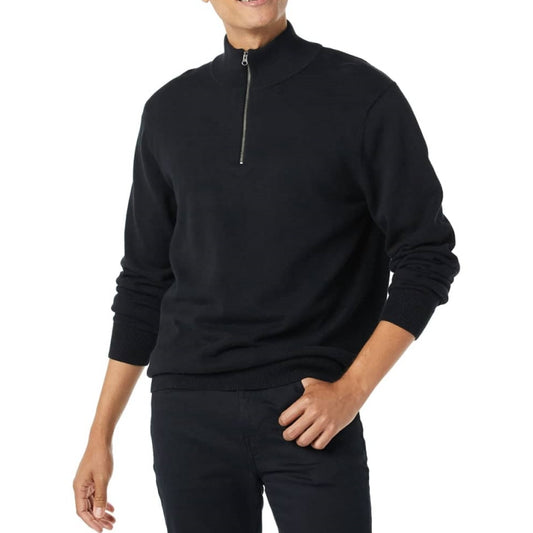 Custom 100%Cotton Quater-Zip Men Sweater - PG5927