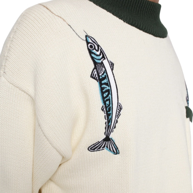 Custom Embroidery 100%Cotton Men Sweater - PG4014